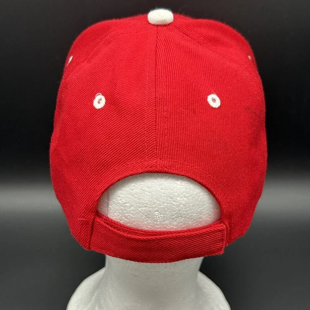 New Jersey Devils Hat Baseball Cap Red Hockey Adjustable Sports NHL